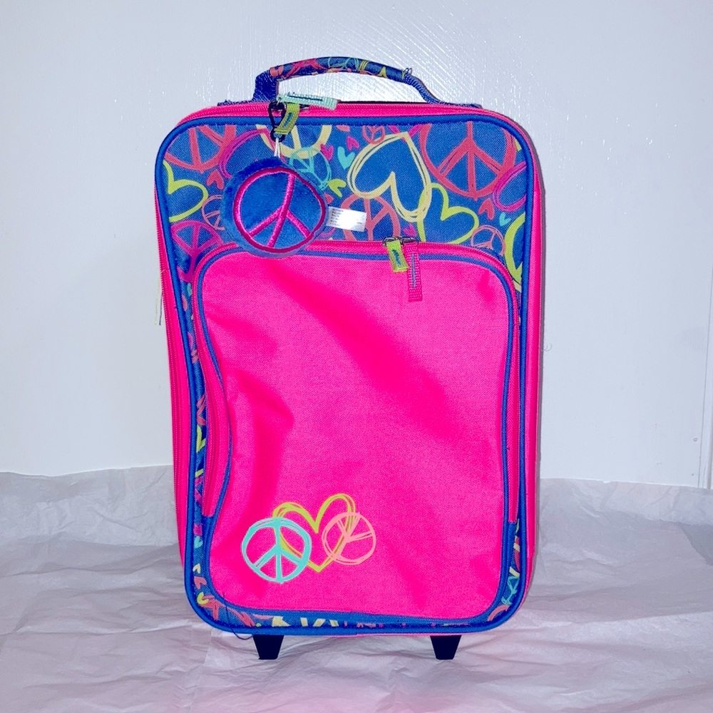 Girls carry on rolling luggage